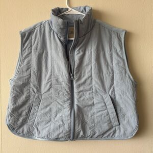 Thread and Supply Blue Puffer Vest - Size Medium